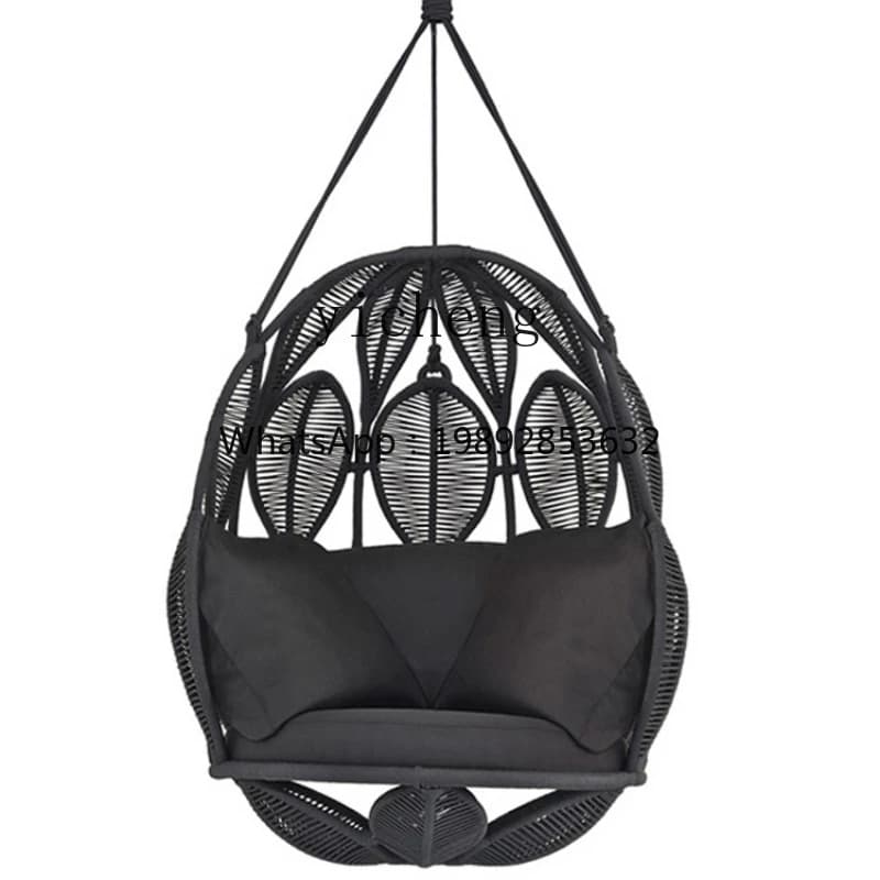 Bird's Nest Glider Swing Basket Rattan Chair Cradle Balcony Single Large Hammock