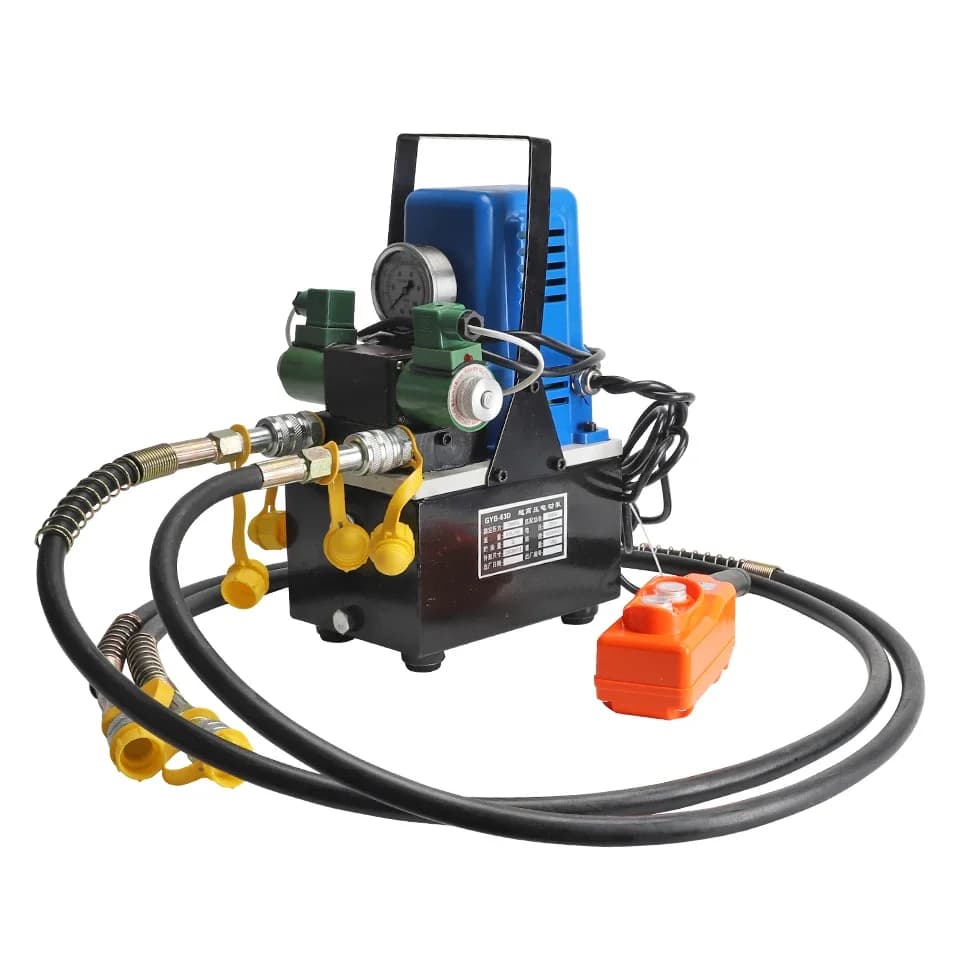 600W Double Circuit Solenoid Valve Pump E lectric Hydraulic Pump