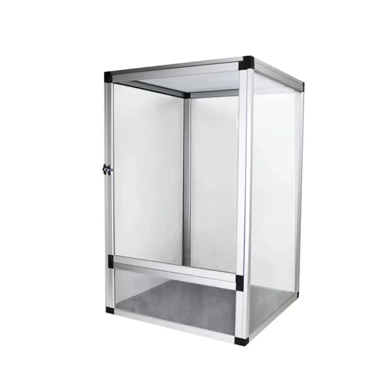 Aluminum alloy feeding Chamen cage Removle reptile box Ventilation