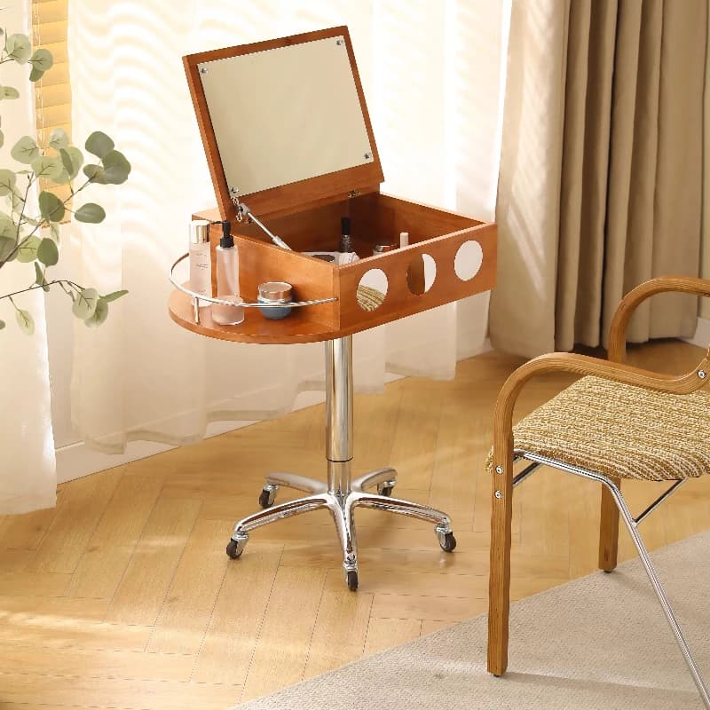 Makeup Bedroom Dressing Table Modern European Beauty Folding Dressing Table Storage Luxury Comoda Pra Quarto Home Furniture