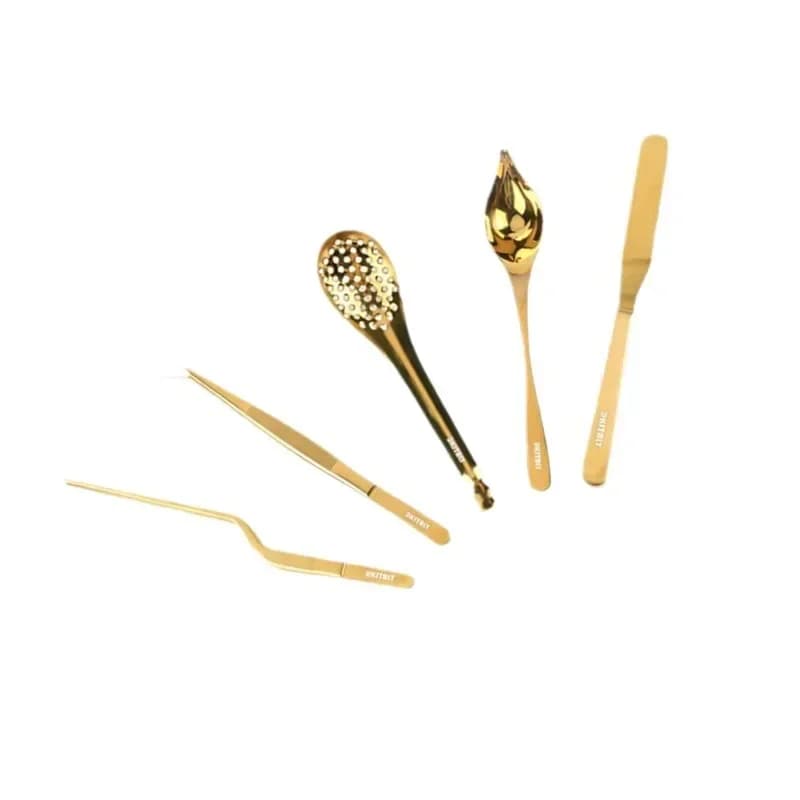 Chef Plate Tweezers Stainless Steel Clip Molecular Cuisine Creative Food Tools Plate Set