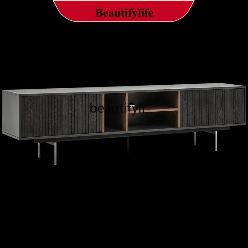 D178 Y LBX Singapore TV Cabinet Italian Simple Metal Four-Door Audio-Visual Locker