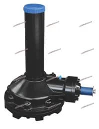 Bevel Gear Valve Manual Gearbox Copper Nut 360 Degree Valve Manual Actuator Factory Straight Hair BA Series