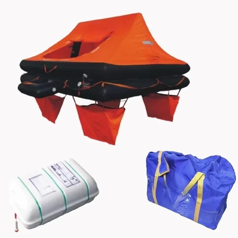 Yacht inflatable life raft rubber material anti-puncture and tear resistance