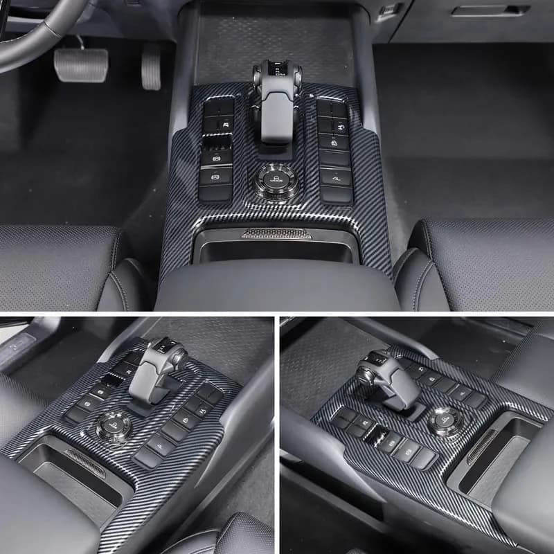For 2024+ models, Haval H9 gear frame, car center control gear display frame exterior decorative frame ABS carbon fiber pattern