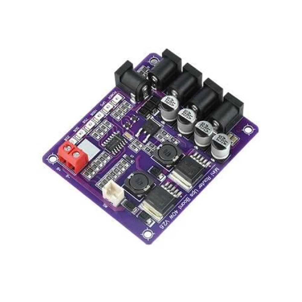 4-Channel Output UPS Power Module 40W Battery Charging Board Uninterruptible Power Supply with Charge Percentage Indicator