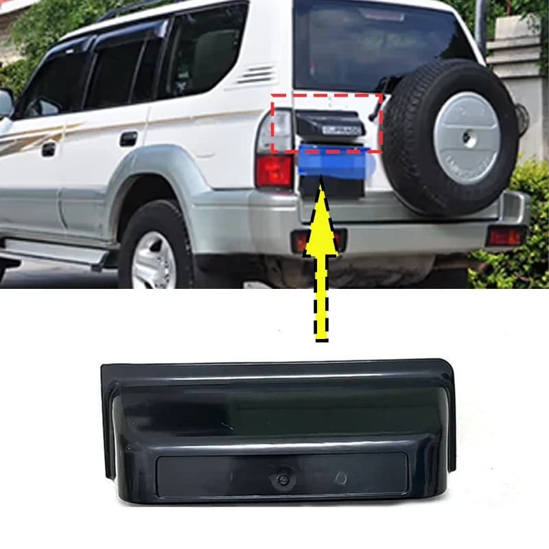 For Toyota Land Cruiser Prado LC95 3400 1996-2002 81270-60280 Car Tailgate Door Handle Rear License Plate Lamp Assy Frame