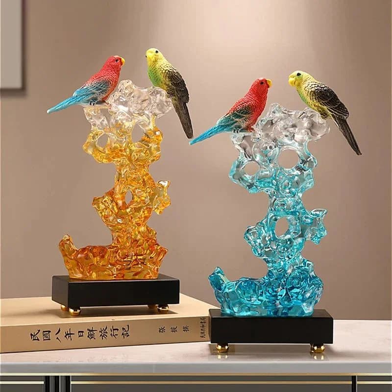 Colored Taihu Stone Resin Coral Ornaments Desk Decoration Modern Crafts Abstract Artwork Coral Sculpture Room Aesthetic Decor