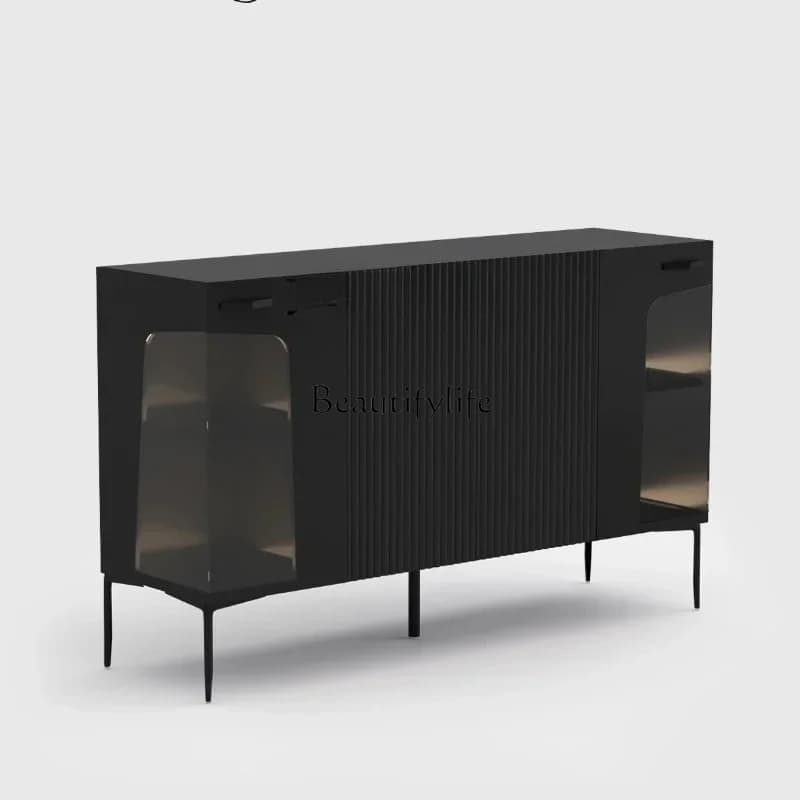 light luxury dining side entrance cabinet modern high-end living room locker large-capacity storage cabinet home decor
