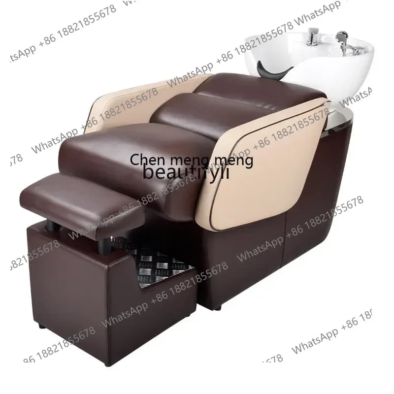 xx1Flush bed WP052 beauty shop hair salon shampoo bed semi-reclining hair shampoo bed