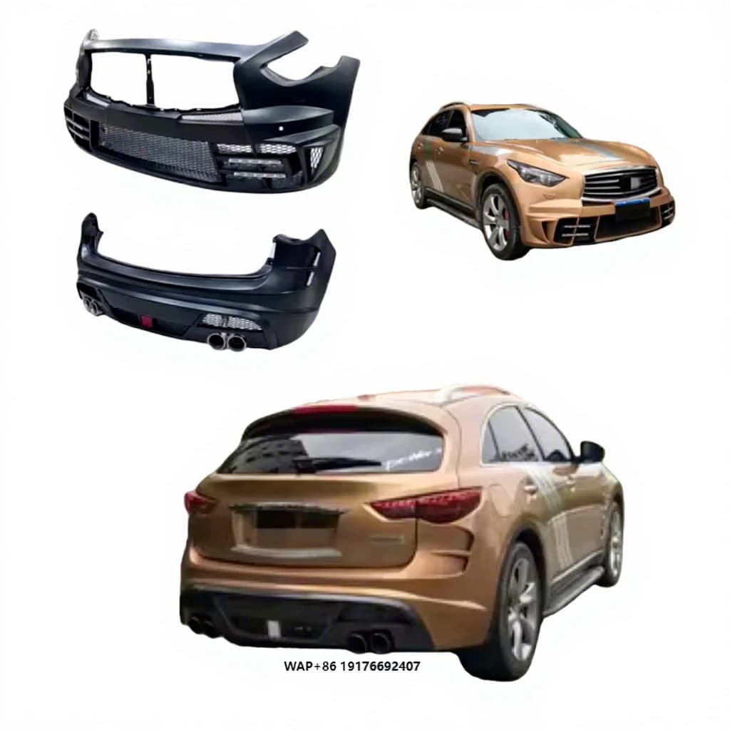 Suitable for 08-21 forInfiniti QX70 FX35/50 Models Including Hood Fenders Trunk Lid Front and Rear Bumpers Engine Cover