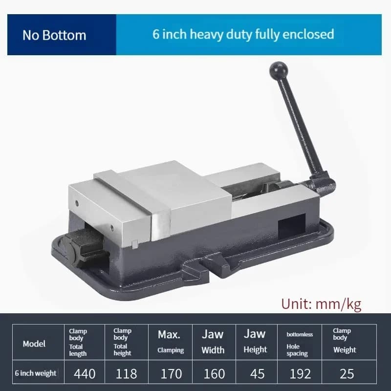 Upgrade 8inch 6 Inch Precision Angle Fixed Milling Machine,Precision Flat Nose Pliers, CNC Machining Center,Heavy-duty Machine