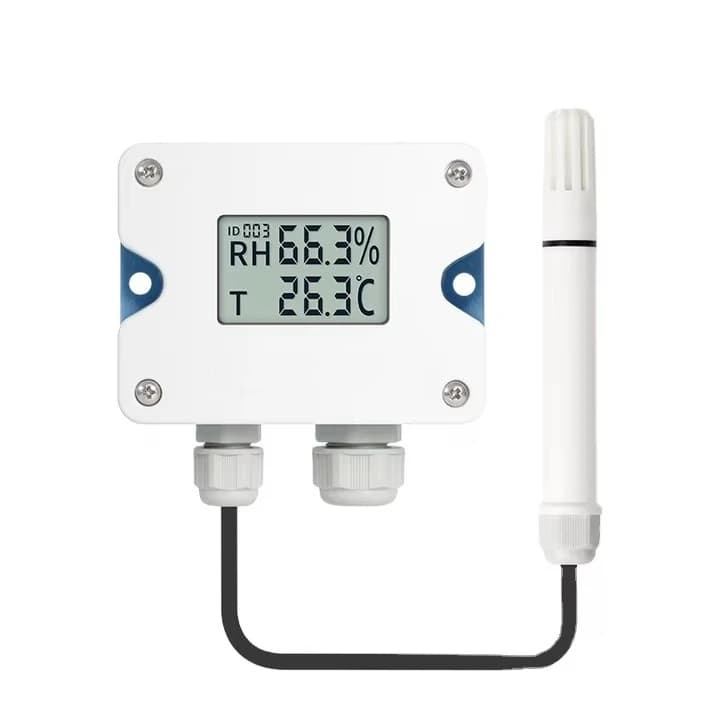 Indoor Temperature and Humidity Sensor RS485 Output Split Transmitter Receiver OEM/ODM Can Customize IP65 Protection Level