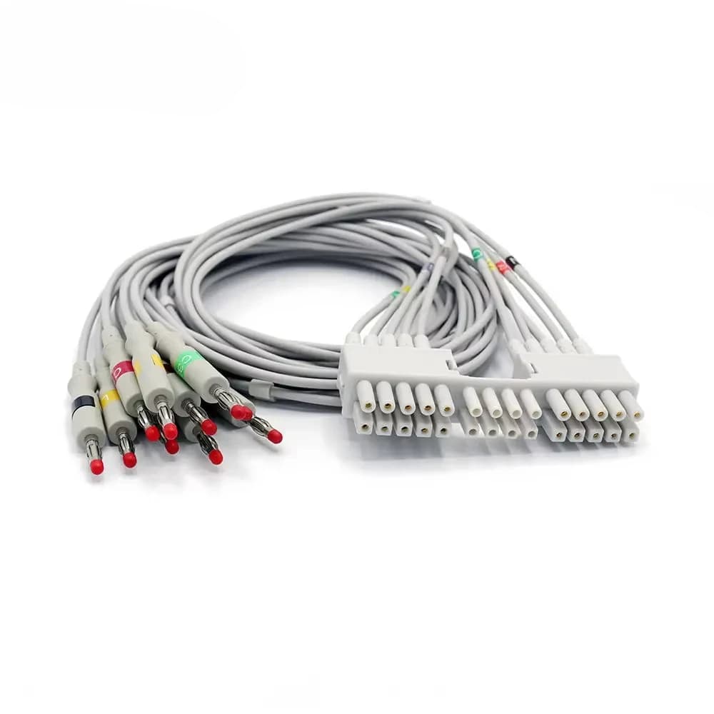 10-Lead EKG Leadwire with IEC Banana 1.2m Medical Consumables