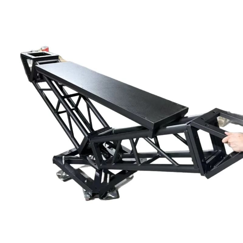 Mobile lightweight aluminum alloy disc table, indoor and outdoor general music performance equipment console mixer