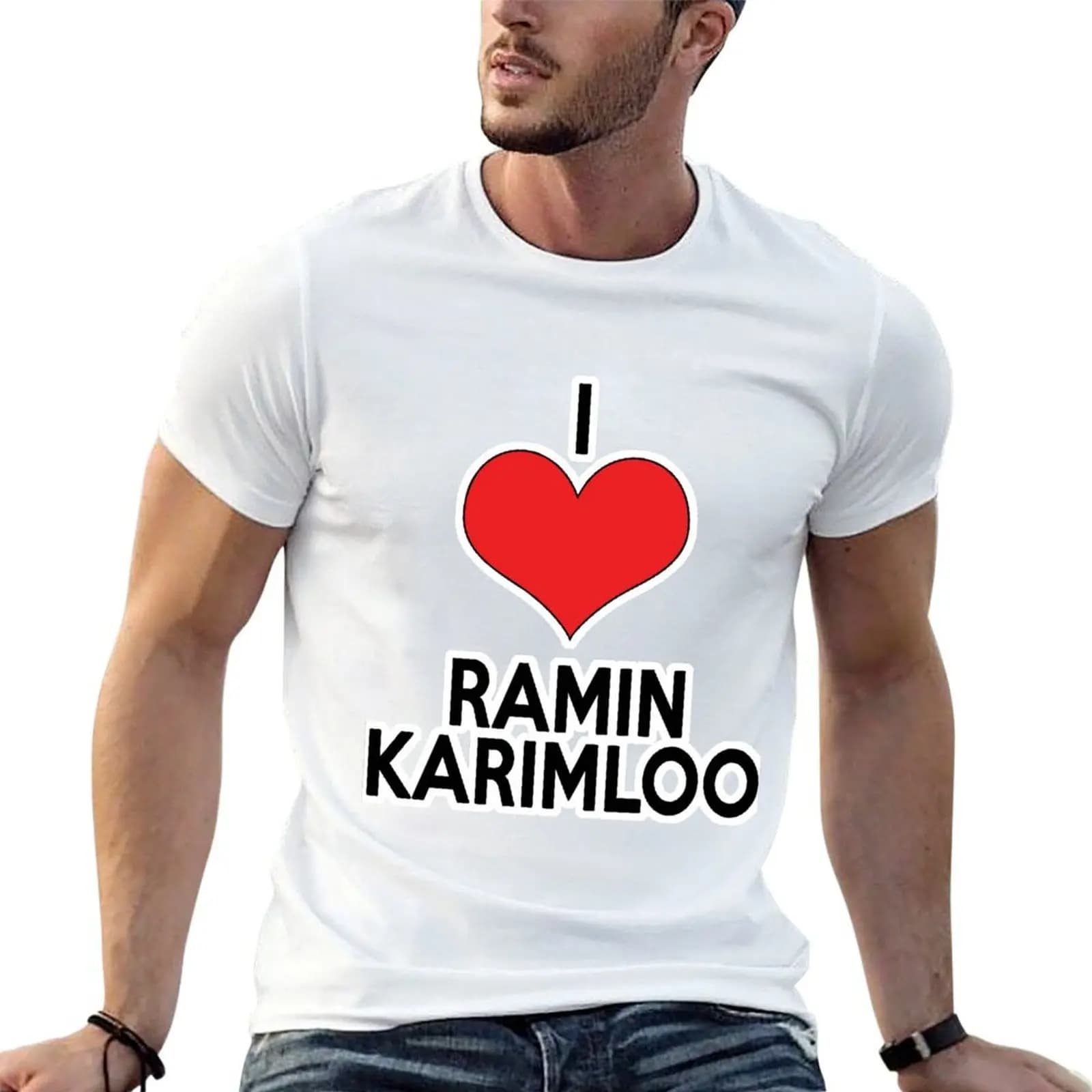 I Love Ramin Karimloo T-Shirt heavyweights custom t-shirts men tshirt