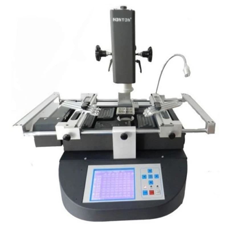 New HT-490 BGA Station HT 490 Laptop Repair Machine With 3 Temperature Controller Built In PLC System 7inch Touch Screen