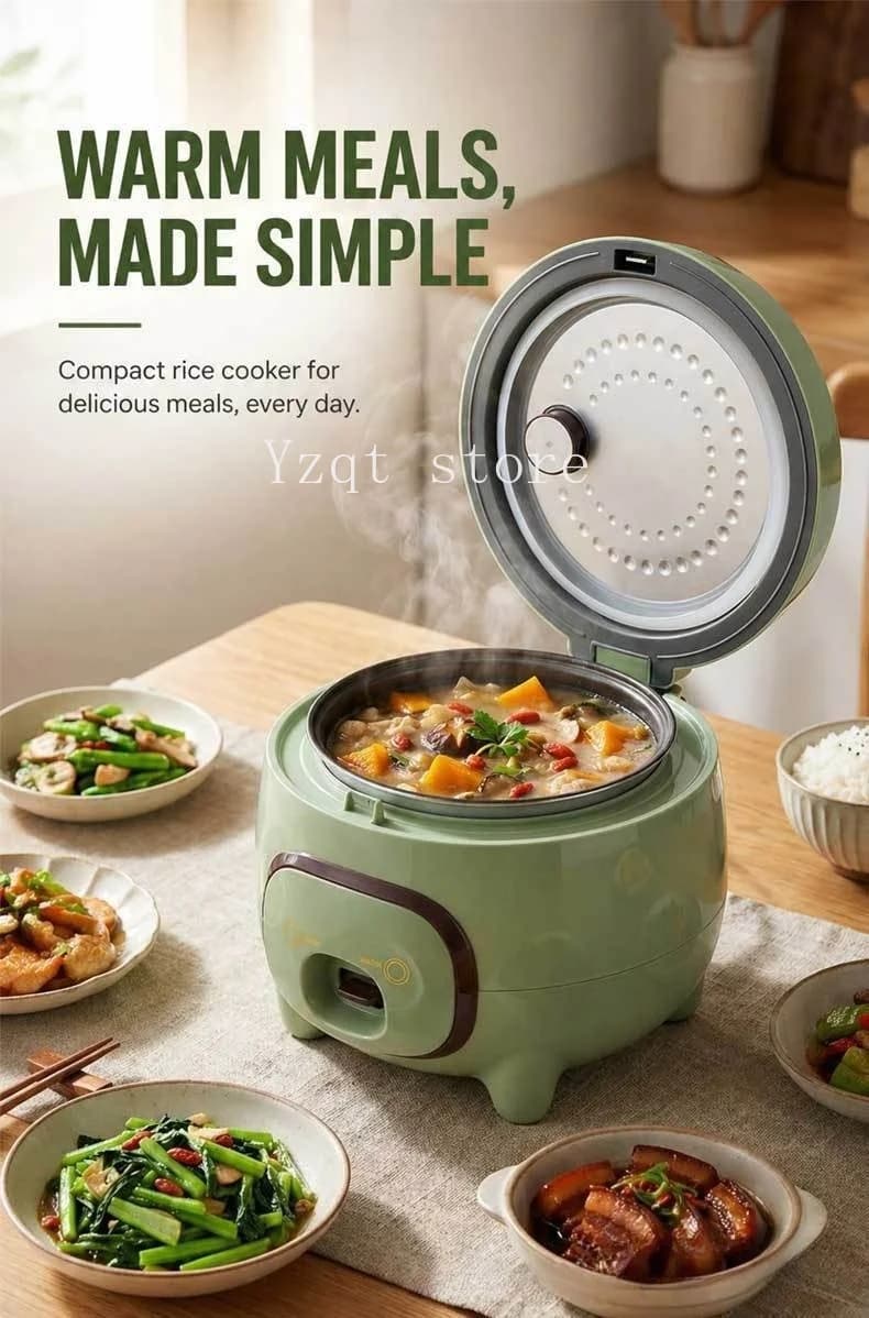 Cross-border mini, rice cooker 110V-220V does not stick to the liner, dual-purpose cooking, wholesale of dormitory household