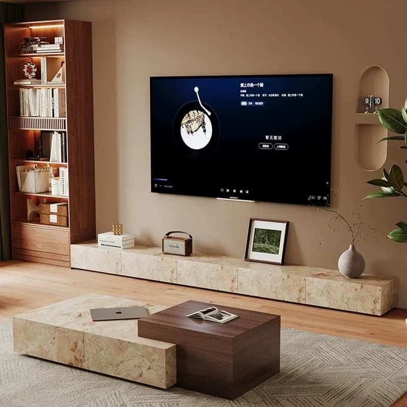 Vintage Drawer Tv Stand Decoration Floor Media Wall Tv Stand Storage Living Room Salas Oferta Muebles Farmhouse Furniture