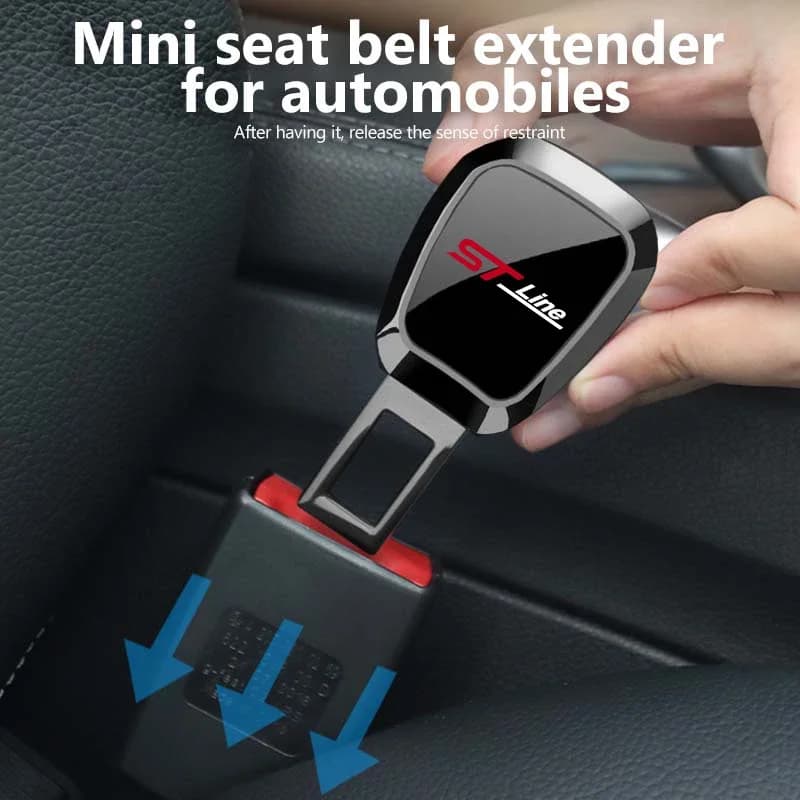 Car Seat Belt Clip Extension Locking Buckle Insert Plug Stopper Accessories Fit for Ford Escape Edge Mustang Shelby ST