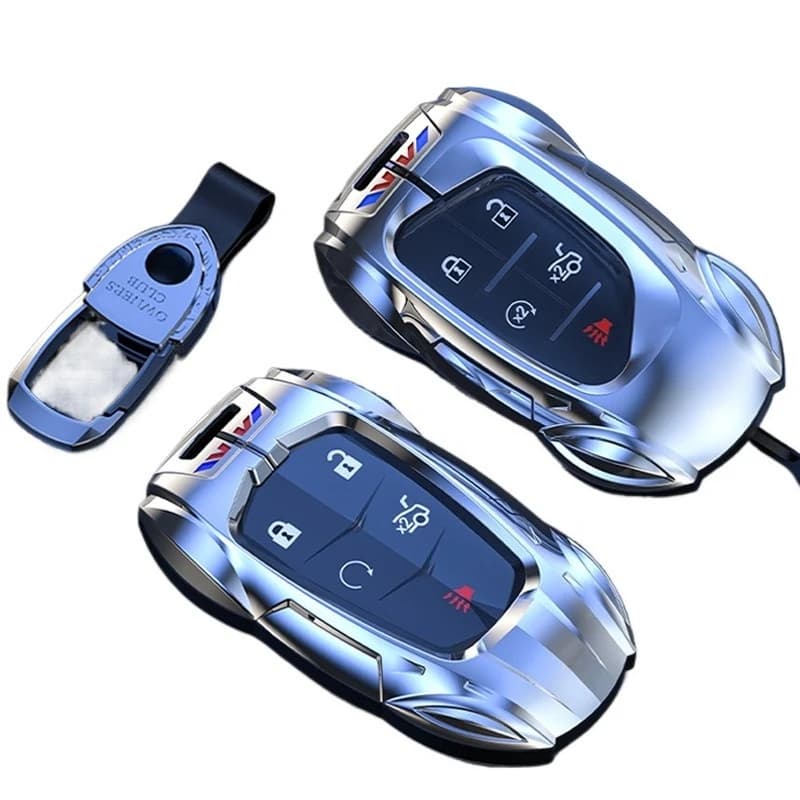 Premium Zinc Alloy Key Cover Case for Cadillac CT5/XT5/XT4/XT6/CT6/CT4/ATS-L - Protective Key Fob Shell Keybag Keychain