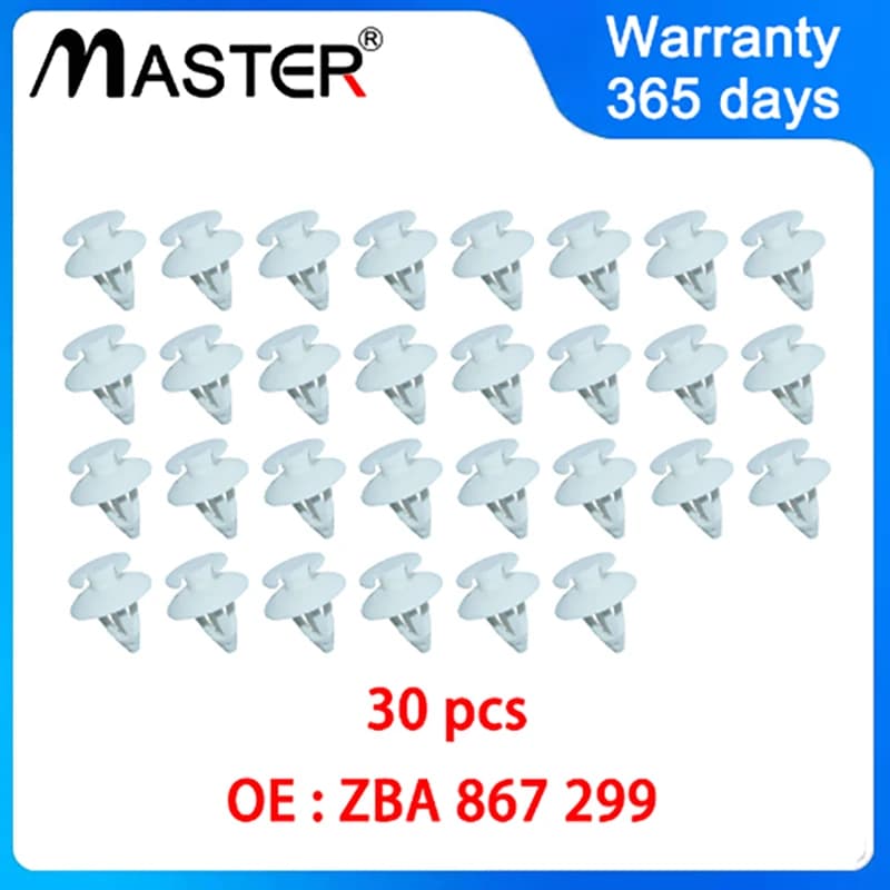 Car Door Trim Panel Card Clips Rivets Fasteners ZBA867299 for VW Lavida Gol ZBA 867 299