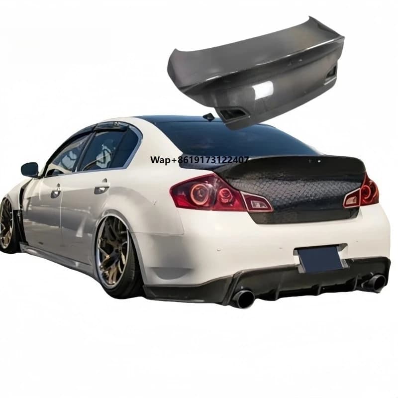 For Carbon fiber trunk lid of MRD G37 car in England and finidi G372007-2013 car carbon fiber trunk lid.