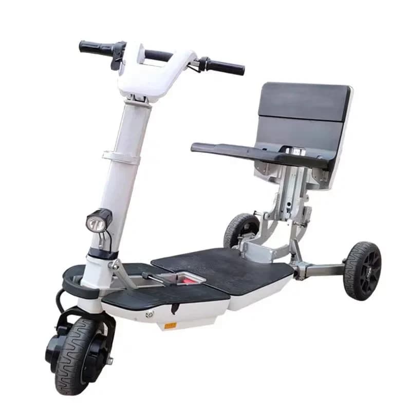 elderly scooter electric car foldable wheelchair for the elderly four-wheel battery car