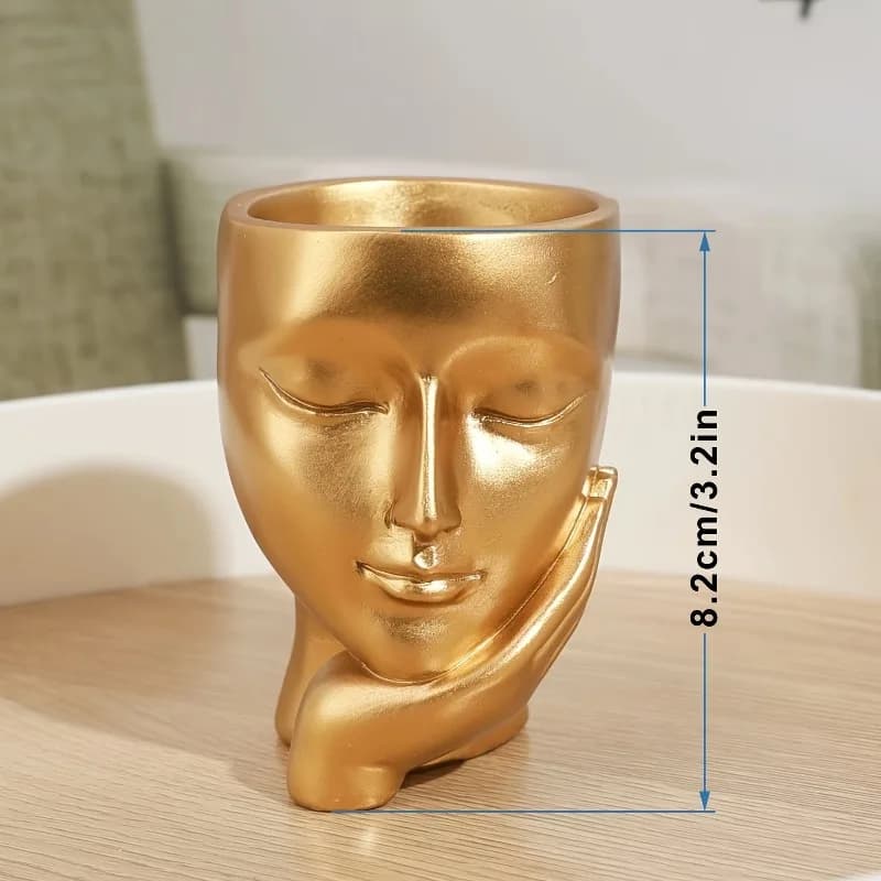 Resin Decorative Vessels,Art Home,Living Room Flower Arrangement,Female Body Art Vase Decoration,and Can AlsoBe Used for Storage