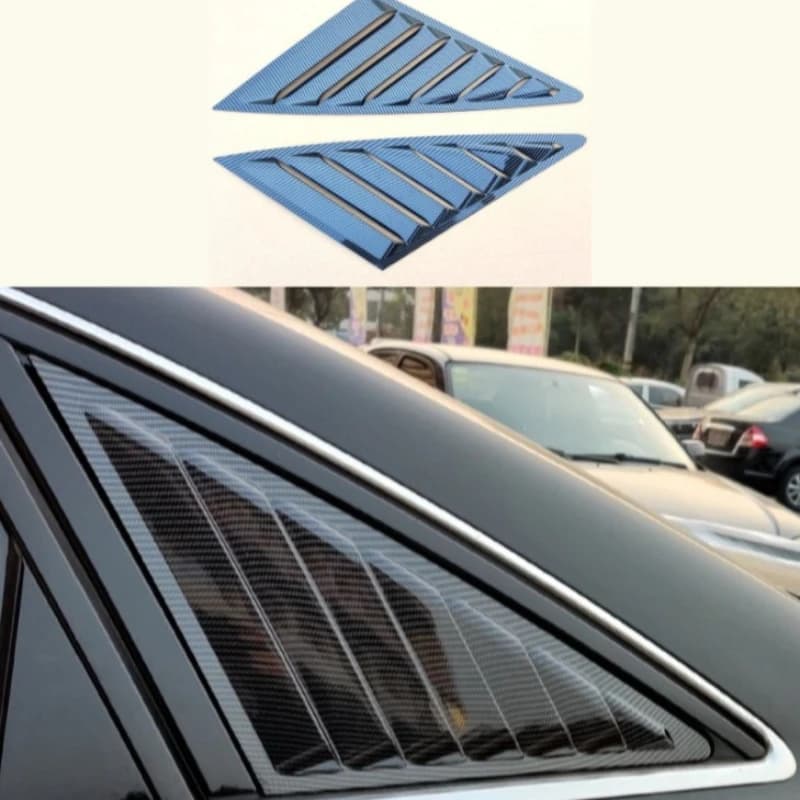 For Audi A6 2012-2020 Rear Side Window Louver Trim Cover Exterior Decoration Styling Auto Exterior Accessory Vehicle Upgrade