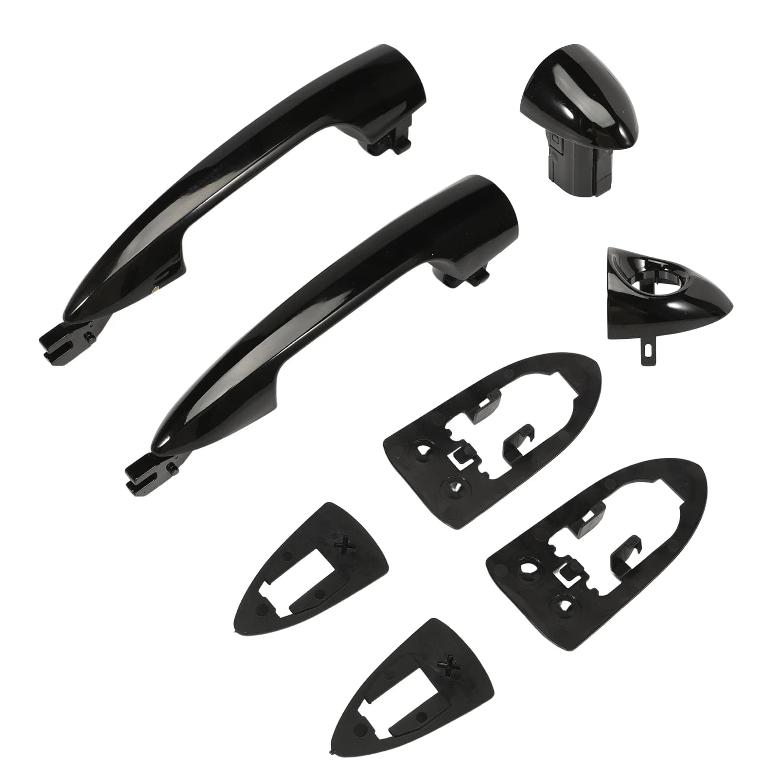 2156145296 1 Pair External Door Handles Front/Rear Right + Left 156145295 for Alfa Romeo Giulietta Alfa Mito Lancia Y 156145296