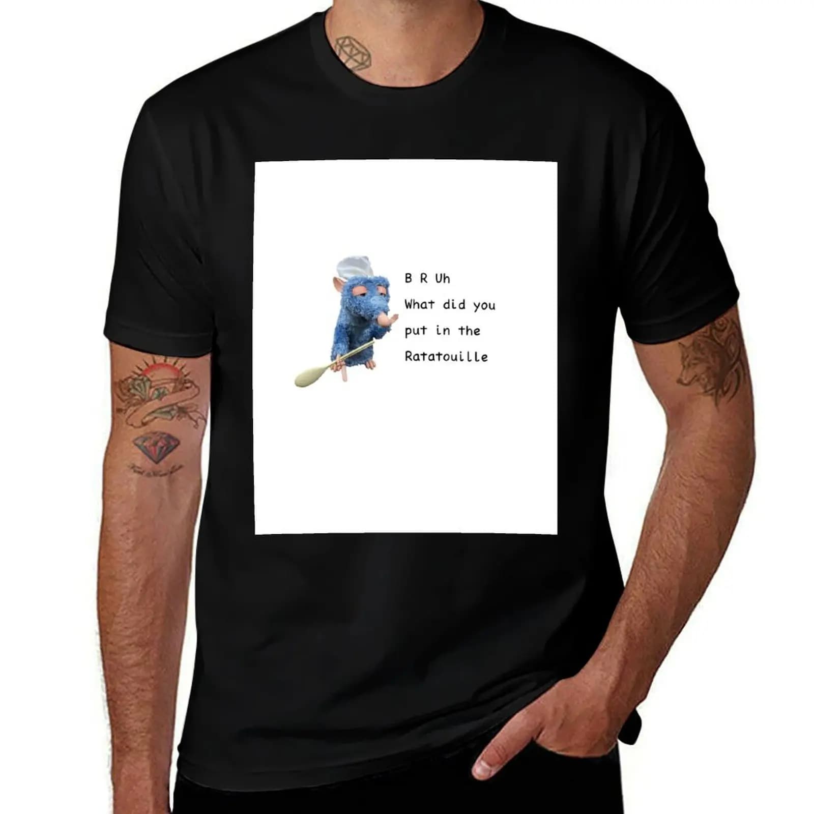 What did you put in the Ratatouille T-Shirt Minimalist Casual Short Sleeve Top T-Shirt
