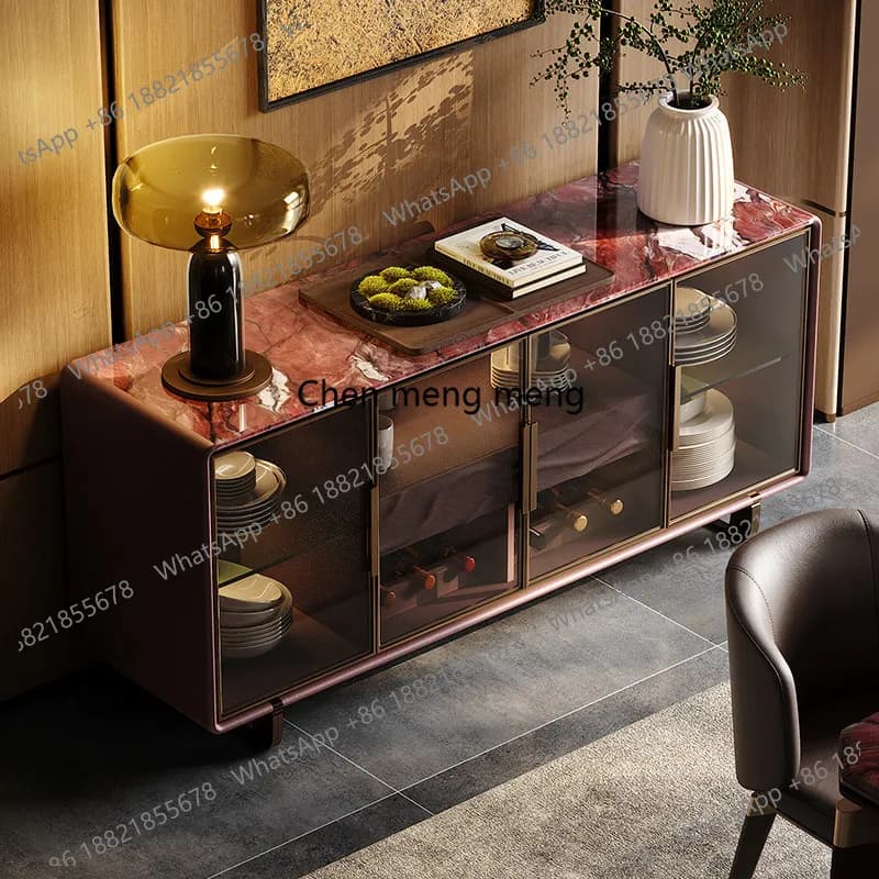 Side cabinets Villa whole house custom side cabinets against the wall storage, restaurant lockers