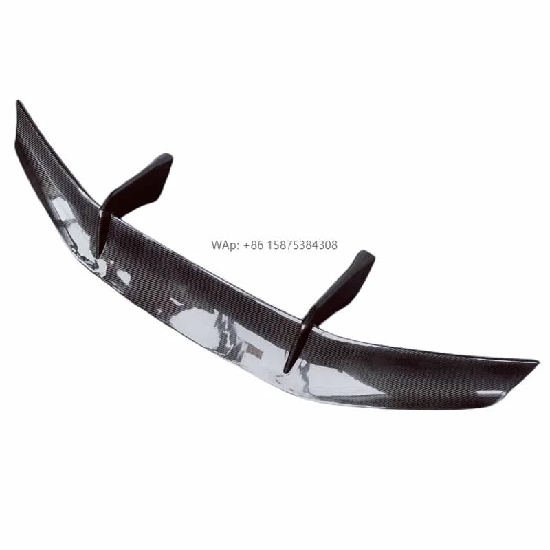 For Huracan Lp610/lp580 EVO P Style Dry Carbon Fiber Rear Spoiler Body Kit Front Bumper Edge