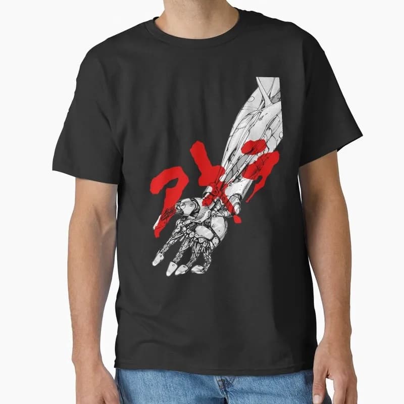 Akira Cyberpunk City Explosion Gift T‑Shirt Katsuhiro Otomo Retro Manga Shotaro Kaneda Neo‑Tokyo Anime Print Short Sleeve Tops