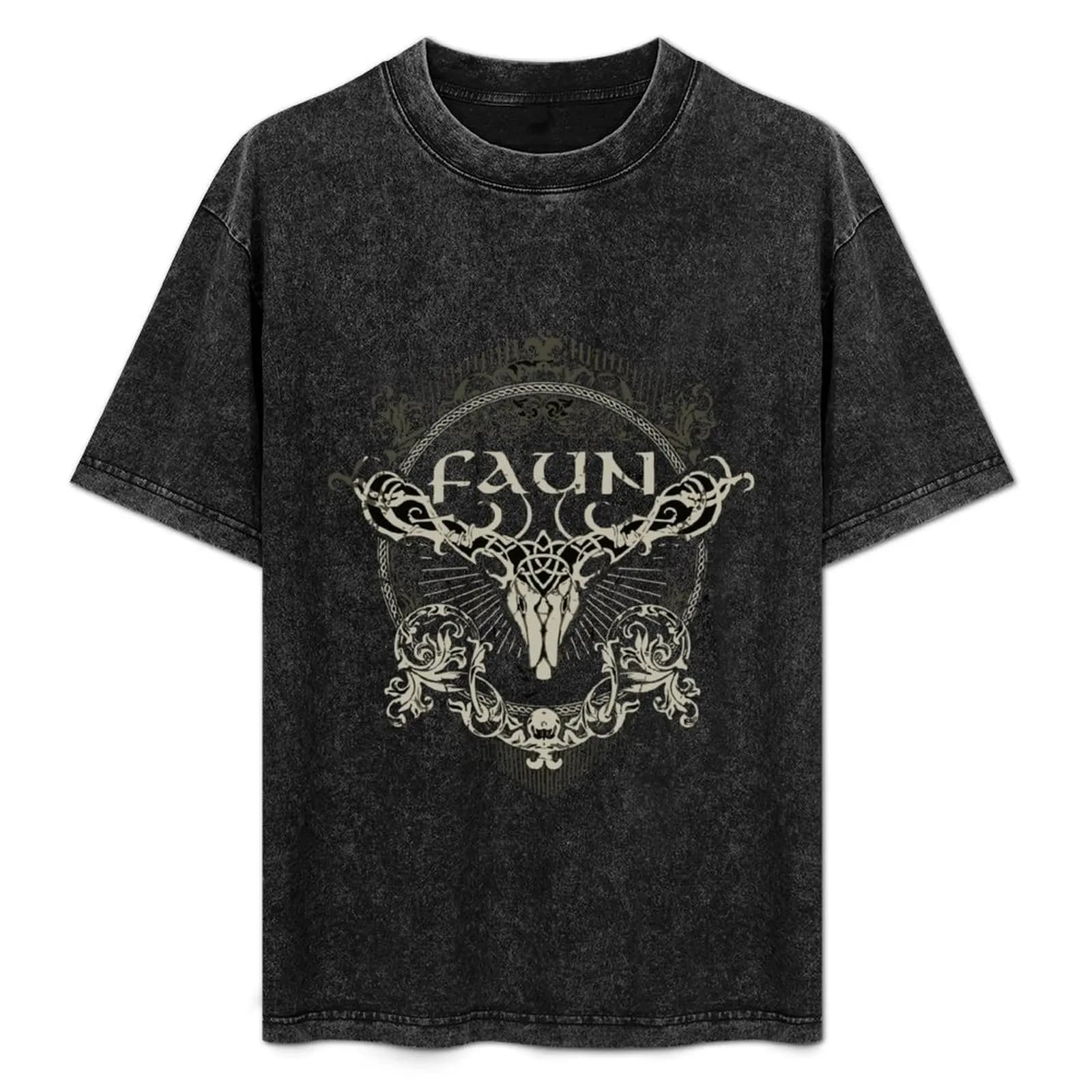 Faun Band T-Shirt summer clothes graphic t shirt vintage T-shirts oversize man clothes vintage t shirt men