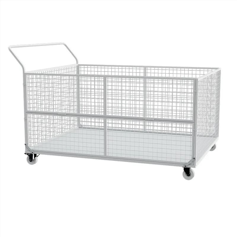 Folding pull truck, warehouse sorting truck, logistics courier, fence trolley for disassembly and assembly of goods