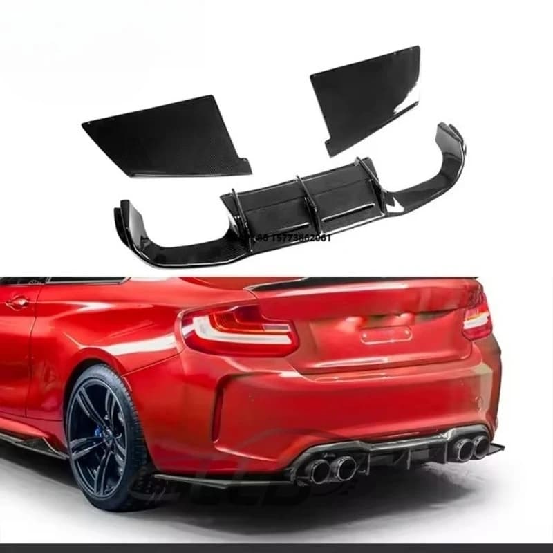 Three MTC Type Carbon Fiber Rear Diffuser Body Kits Suitable for F87 M2C