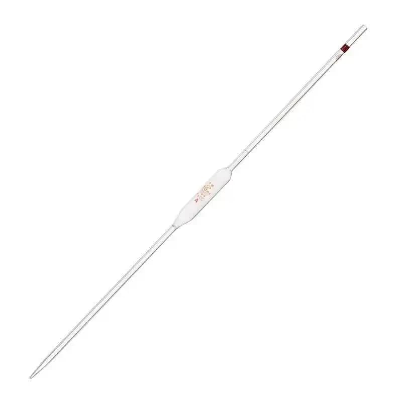 Glass bulb pipette with single graduation scale, fat bulb pipette, 1/2/3/5/10/15/20/25/50/100ml single-marked pipette