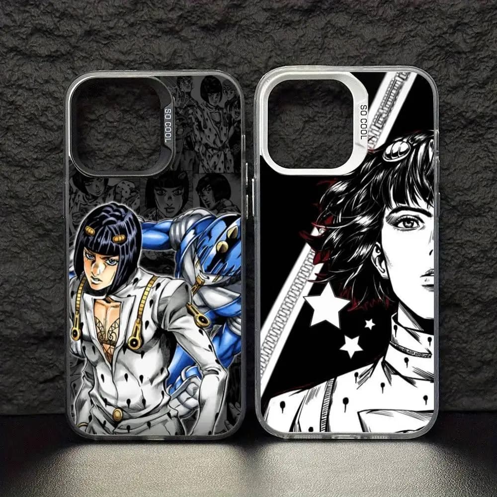 Bucciarati JoJos Bizarre Adventure  Phone Case For iPhone 17 16 15 14 13 12 11 Pro Max Plus Silver Matte Black Cover
