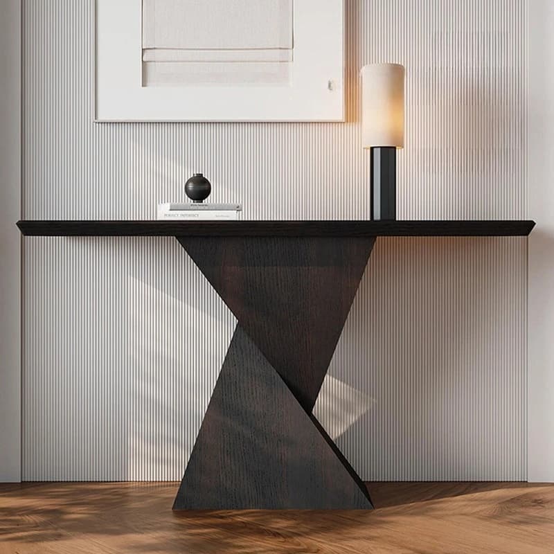 entrance solid wood Console table small apartment living room home long table designer creative mesa de centro de sala Furniture