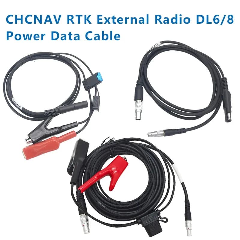 CHCNAV RTK Battery Connection Cable Power Cable External Radio Power Cable DL6 DL8 DL9 Data Cable for CHC GNSS
