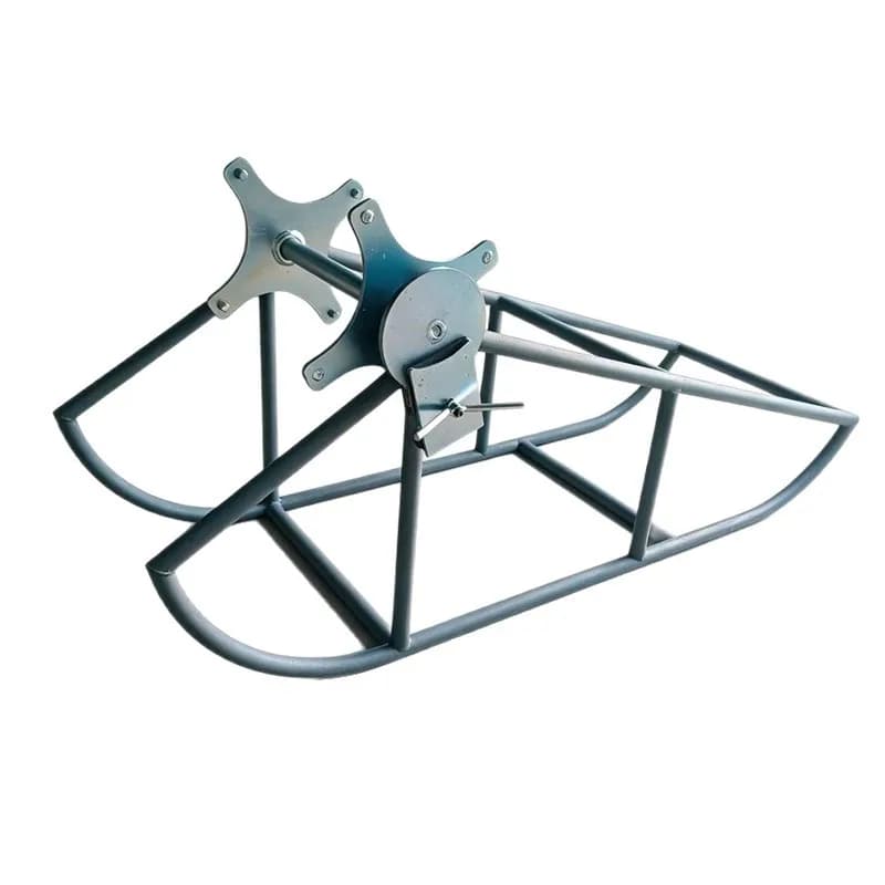 Electric pay-off ship type frame cable retracting bracket engineering construction special wire reel pay-off frame wire rope