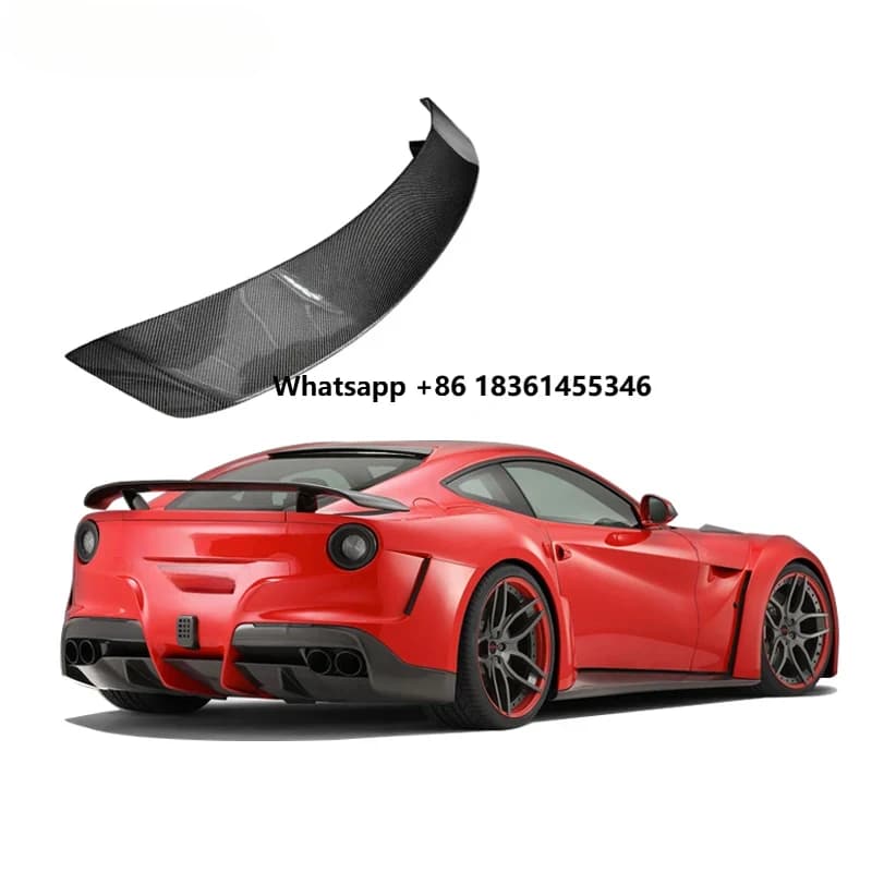 Suitable F12 Modified Body Carbon Fiber Rear Wing