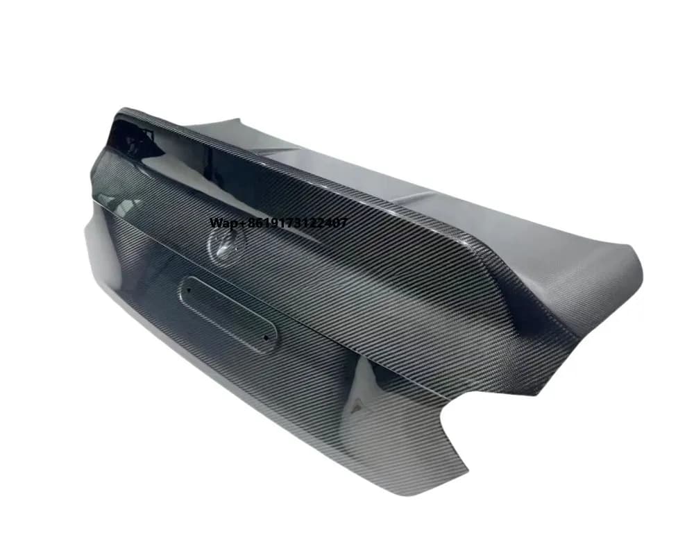 For  M2 G87 dry carbon fiber trunk fender body kit rear spoiler wing tail cover