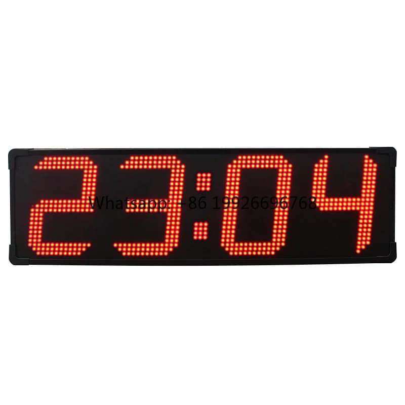 CP31 Waterproof Outdoor 4 Digits 12 Inch LED Huge Sport  Training Cycle Digital Countdown
