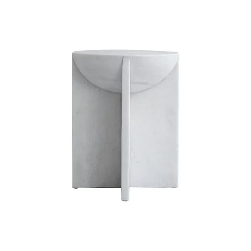 Light Luxury Natural Marble Side Table Living Room Corner Small Apartment Living Room Sofa Coffee