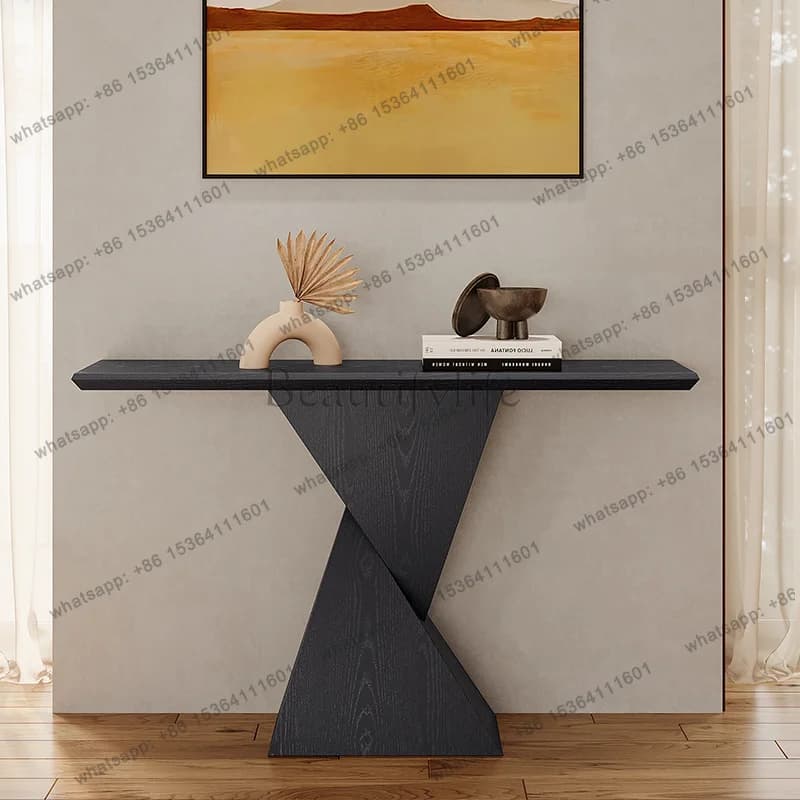 XX.Quality Fashion Console Table Trendy Luxury Classic Versatile Entryways Table European Design Scrivania Living Room Furnit