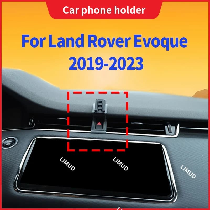 For Land Rover Evoque 2019 2020 2021 2022 2023 Cellphone Bracket Mobile Phone Mounts Wireless Charging Cars Accessories Interior