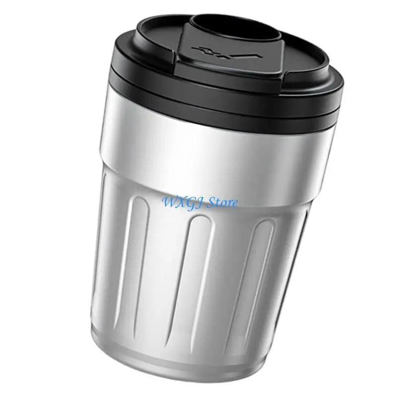 37JE Auto On LED Car Ashtray In Coffee Cup Theme Opens To Illuminate High Quality